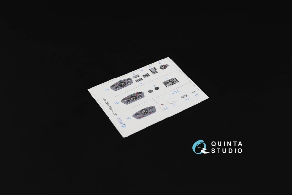 QD35002 1/35 3D Декаль интерьера кабины для семейства ГAЗ-66 (для любых моделей)