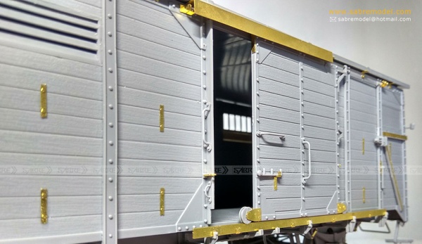 35A01 German Railway COVERED G10 WAGON (6N in 1)