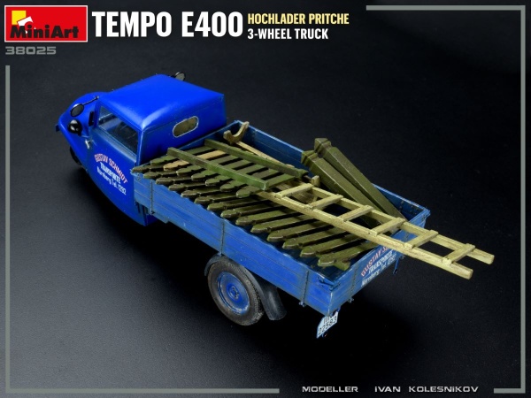 MA38025 "Tempo E400 Hochlader Pritsche 3-Wheel Truck"