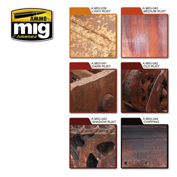 AMIG7106 Rust Effects Colors AMIG7106 Rust Effects Colors
