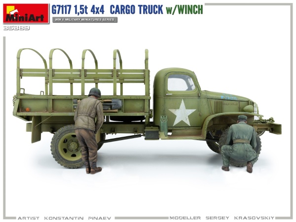MA35389 "1,5t 4x4 G7117 Cargo Truck w/Winch"