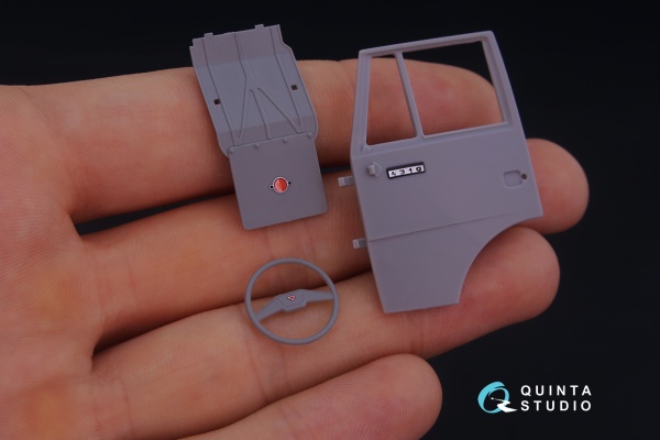 QD35017 1/35 3D Декаль интерьера кабины для КАМАЗ 4310 (для модели ICM)