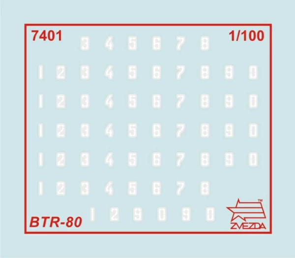 7401 Советский бронетранспортёр БТР-80