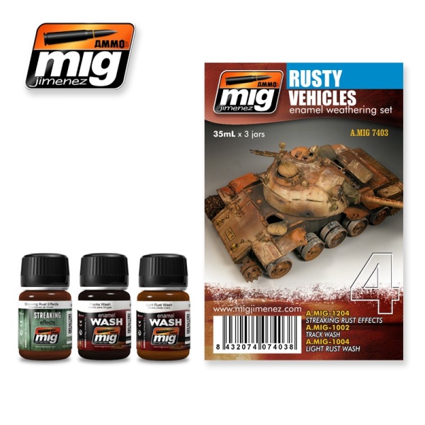 AMIG7403 RUSTY VEHICLES  (Набор: 1204, 1002, 1004) AMIG7403 RUSTY VEHICLES  (Набор: 1204, 1002, 1004)