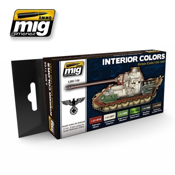 AMIG7108 INTERIOR COLORS: GERMAN TANKS AMIG7108 INTERIOR COLORS: GERMAN TANKS