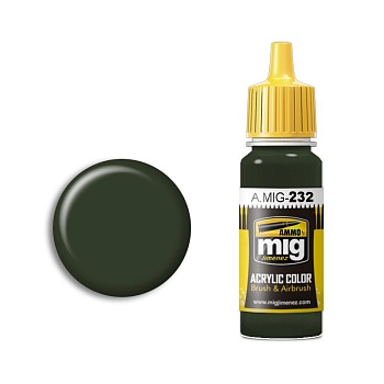 AMIG0232 Ammo Mig RLM 70 SCHWARTZGRÜN AMIG0232 Ammo Mig RLM 70 SCHWARTZGRÜN