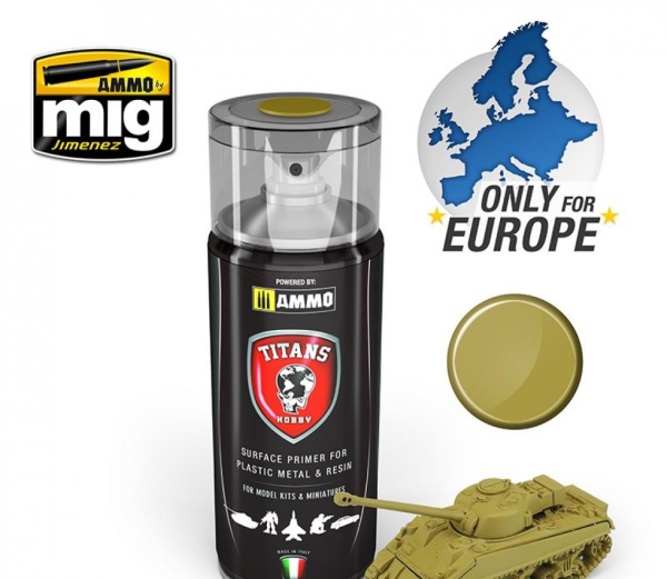 TTH111 TITANS HOBBY: DESERT YELLOW MATT PRIMER TTH111 TITANS HOBBY: DESERT YELLOW MATT PRIMER
