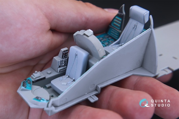 QD35020 1/35 3D Декаль интерьера кабины Ми-24В (для модели Трубач)