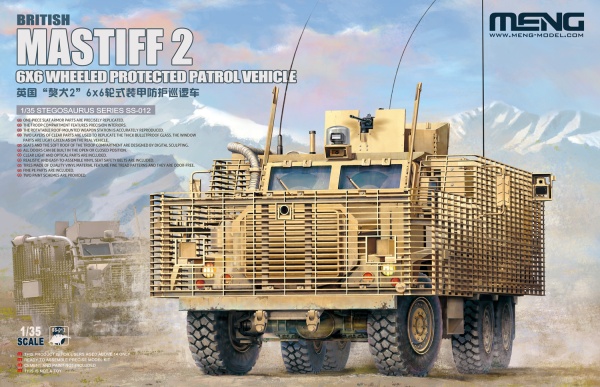 SS-012 1/35 British Mastiff 2 6X6 Wheeled Protected Patrol Vehicle