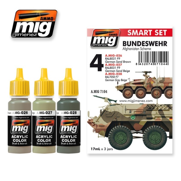 AMIG7104 Bundeswehr Afghanistan Scheme AMIG7104 Bundeswehr Afghanistan Scheme