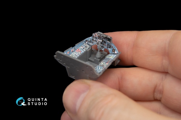 QD48062 1/48 3D Декаль интерьера кабины Су-27УБ (для модели GWH)