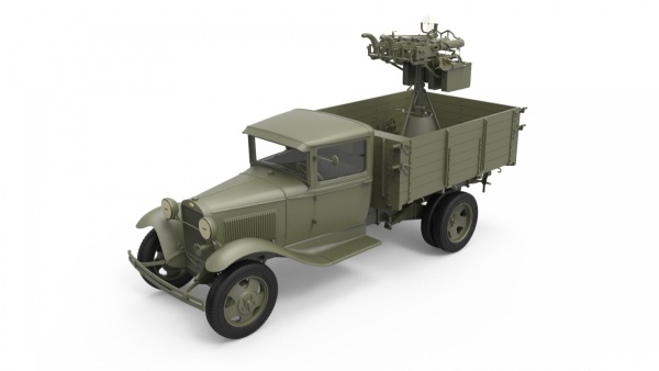 MA35186 1/35 Советский 1,5 Тонный Автомобиль с Счетверенным пулеметом Максим М4