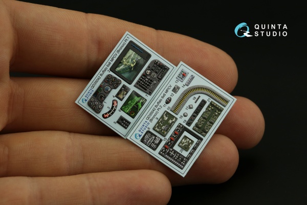 QD35042 1/35 3D Декаль интерьера кабины Buffalo 6x6 MPCV (Bronco