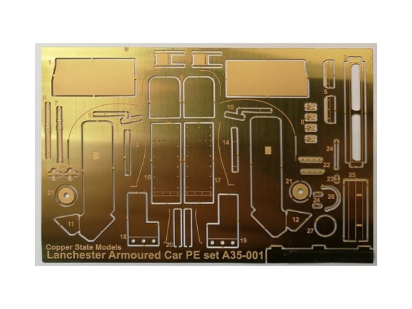 A35-001 Lanchester Photoetch Set