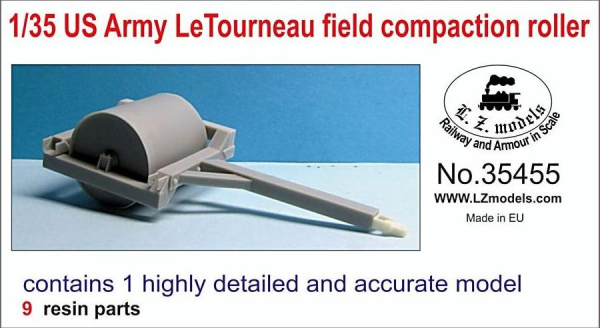 MM35455 1/35 U.S. Army LeTourneau field compaction roller