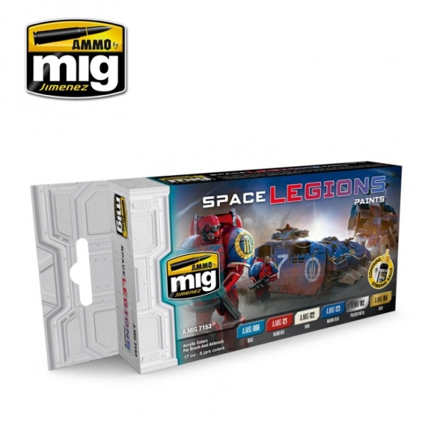 AMIG7153 SPACE LEGIONS COLOR SET AMIG7153 SPACE LEGIONS COLOR SET