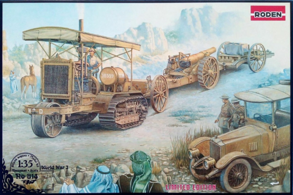 ROD814 Holt 75 Artillery tracktor w/BL 8-inch Howitzer