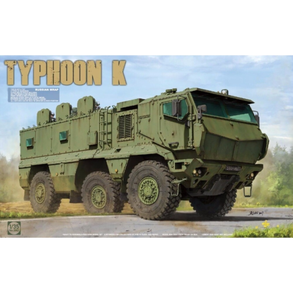ТА2082 1/35 Russian MRAP KAMAZ-63968 "Typhoon-K" (with cab & cabin interior)