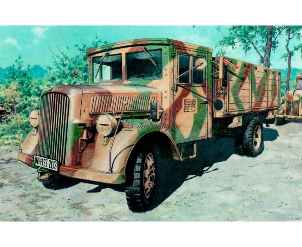 ROD719 Opel Blitz (Daimler built,Mercedes L701 Einheitsfahrerhaus)-бронеавтомобіль