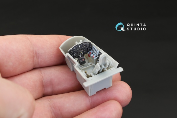 QD48137 1/48 3D Декаль интерьера кабины МиГ-15 бис (для модели Bronco)