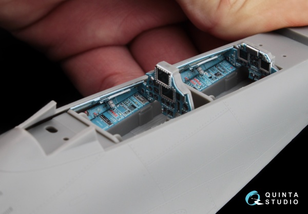 QD48047 1/48 3D Декаль интерьера кабины Су-30 МКК (для модели HobbyBoss)