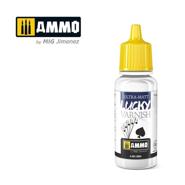 AMIG2054 ULTRA-MATT LUCKY VARNISH (17 ML SIZE) AMIG2054 ULTRA-MATT LUCKY VARNISH (17 ML SIZE)