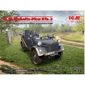 35583 le.gl.Einheitz-Pkw Kfz.2, Германский легкий автомобиль радиосвязи II МВ