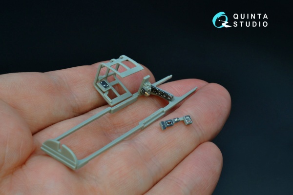 QD48192 1/48 3D Декаль интерьера кабины Bf 110C/D (для модели Cyber-hobby)