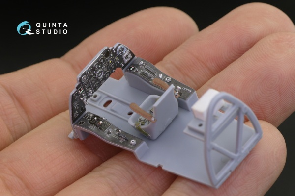 QD48015 1/48 3D Декаль интерьера кабины Ла-11 (ARK)