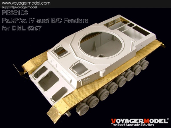 PE35108 1/35 Pz.kPfw.IV ausf B/C Fenders (For DRAGON6297 )