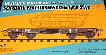 35A02-A 1/35 GERMAN RAILWAY SCHWERER PLATTFORMWAGEN Type SSys