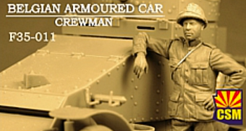 F35-011 Belgian Armoured car crewman