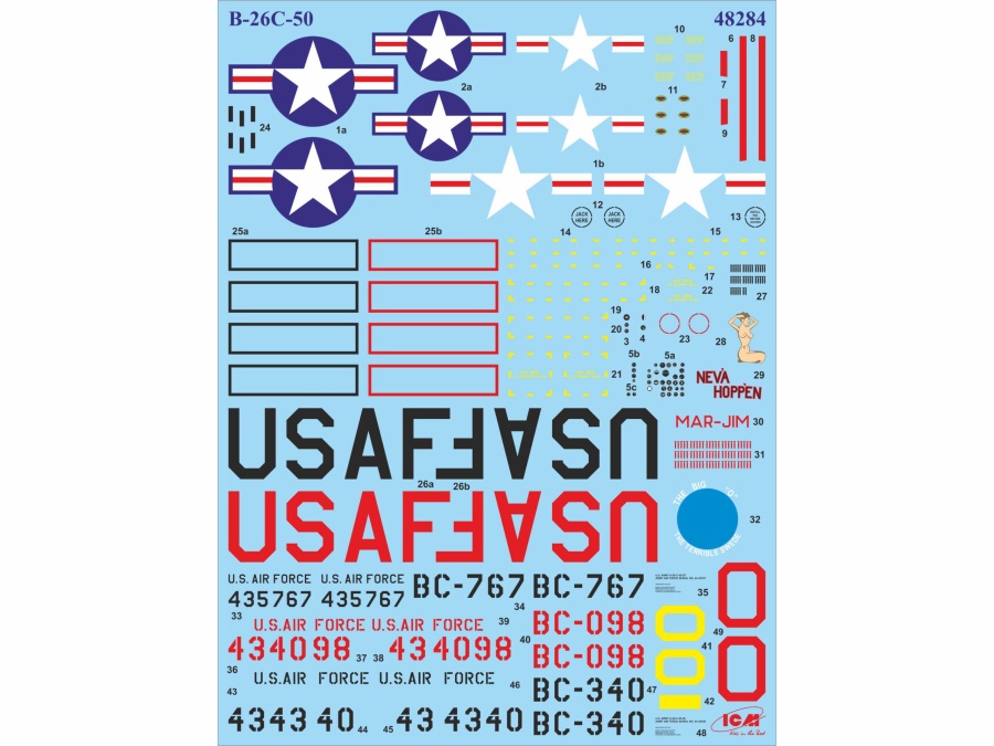 48284 B-26С-50 Invader, Американский бомбардировщик (война в Корее)